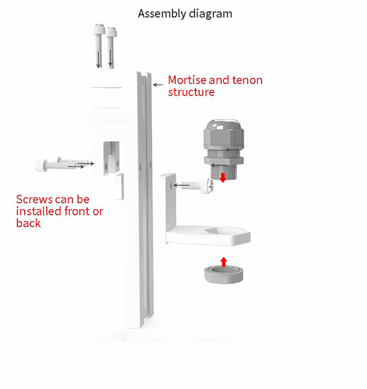 Seatorch Aquarium DS-100 Series Probe Bracket ,Corrosion-Resistant Design, Prevents Probe Damage, Easy to Mount on Tank Edges