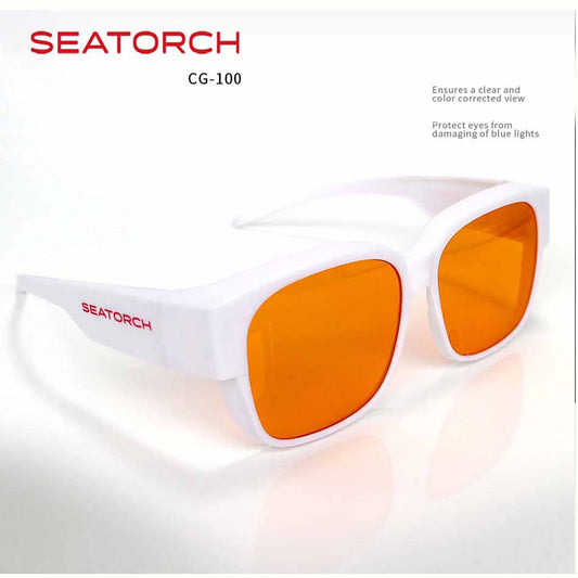 Seatorch Aquarium CG Series Coral Glasses - Reduces Coral Color Aberration, Blue Light Blocking, Eye-Friendly for Aquarium Viewing