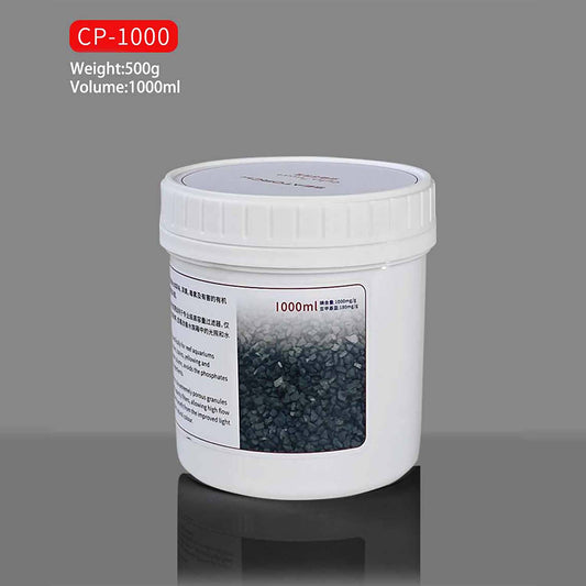 Seatotrch Aquarium CP Series Low-Phosphorus Activated Carbon - High Adsorption Capacity, Ideal for Freshwater/Saltwater Tanks, Maintains Water Clarity