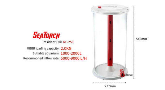 Seatorch Aquarium RE Series Built-in Bioreactor - Supports Series & Parallel Connection, Fits Various Fish Tank Sizes, Effective Bacteria Cultivationd effectively cultivates bacteria