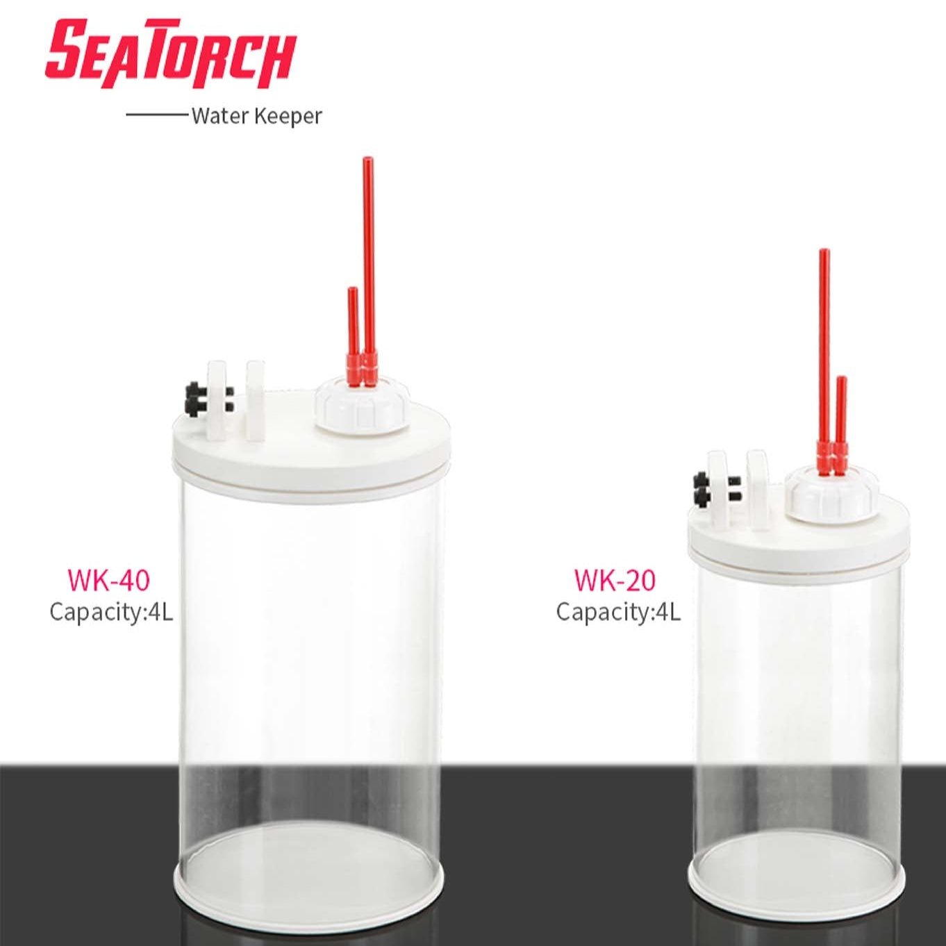 Seatorch Aquarium WK Series Cleanable Water Tank  Easy Setup, Food-Grade Plastic, Ideal for Tank Water Prep
