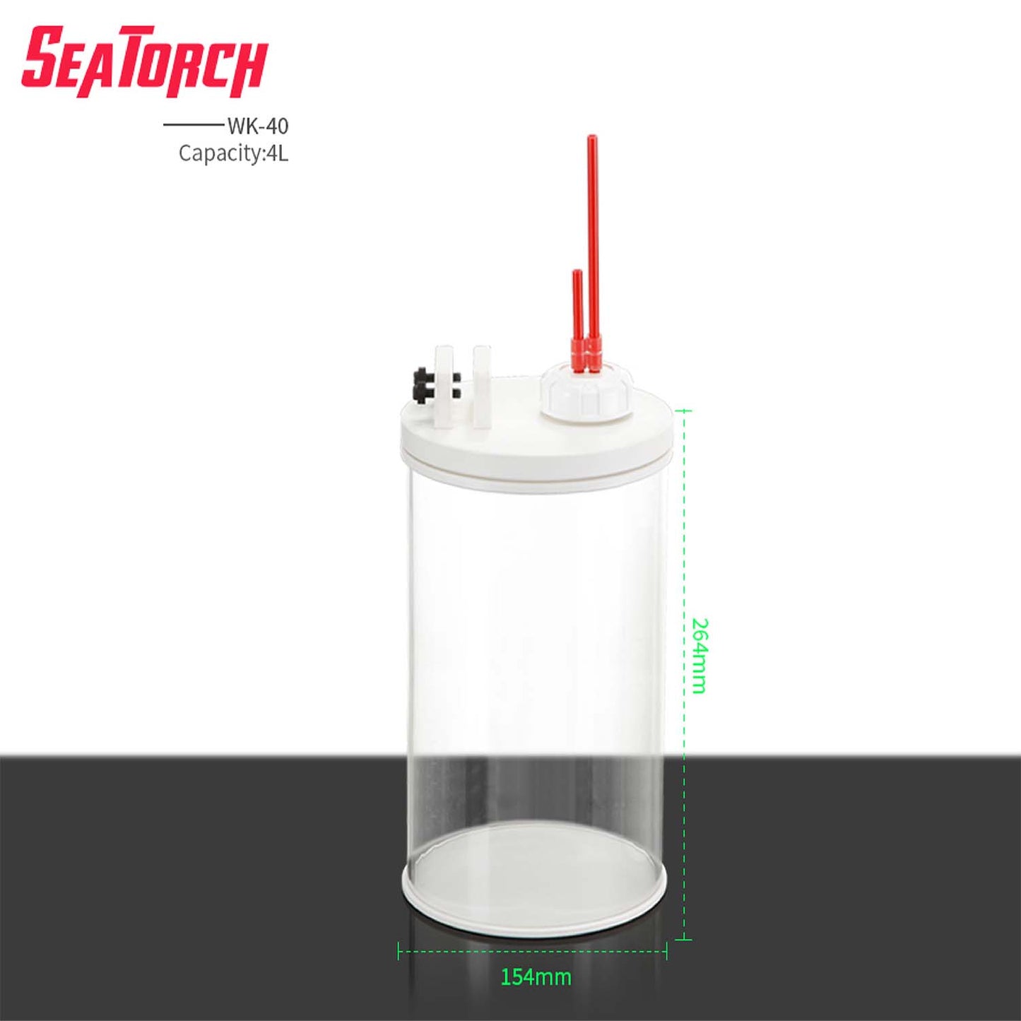 Seatorch Aquarium WK Series Cleanable Water Tank  Easy Setup, Food-Grade Plastic, Ideal for Tank Water Prep