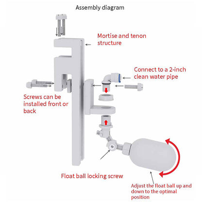 Seatorch WRS-100 Series Aquarium Water Supply Stand  Simple Installation, Durable Material, Securely Holds Water Containers for Aquarium Use