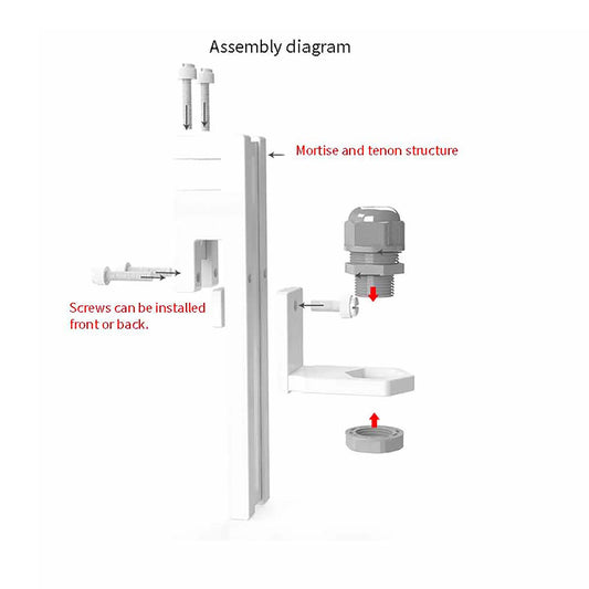 Seatorch Aquarium DS-100 Series Probe Bracket ,Corrosion-Resistant Design, Prevents Probe Damage, Easy to Mount on Tank Edges