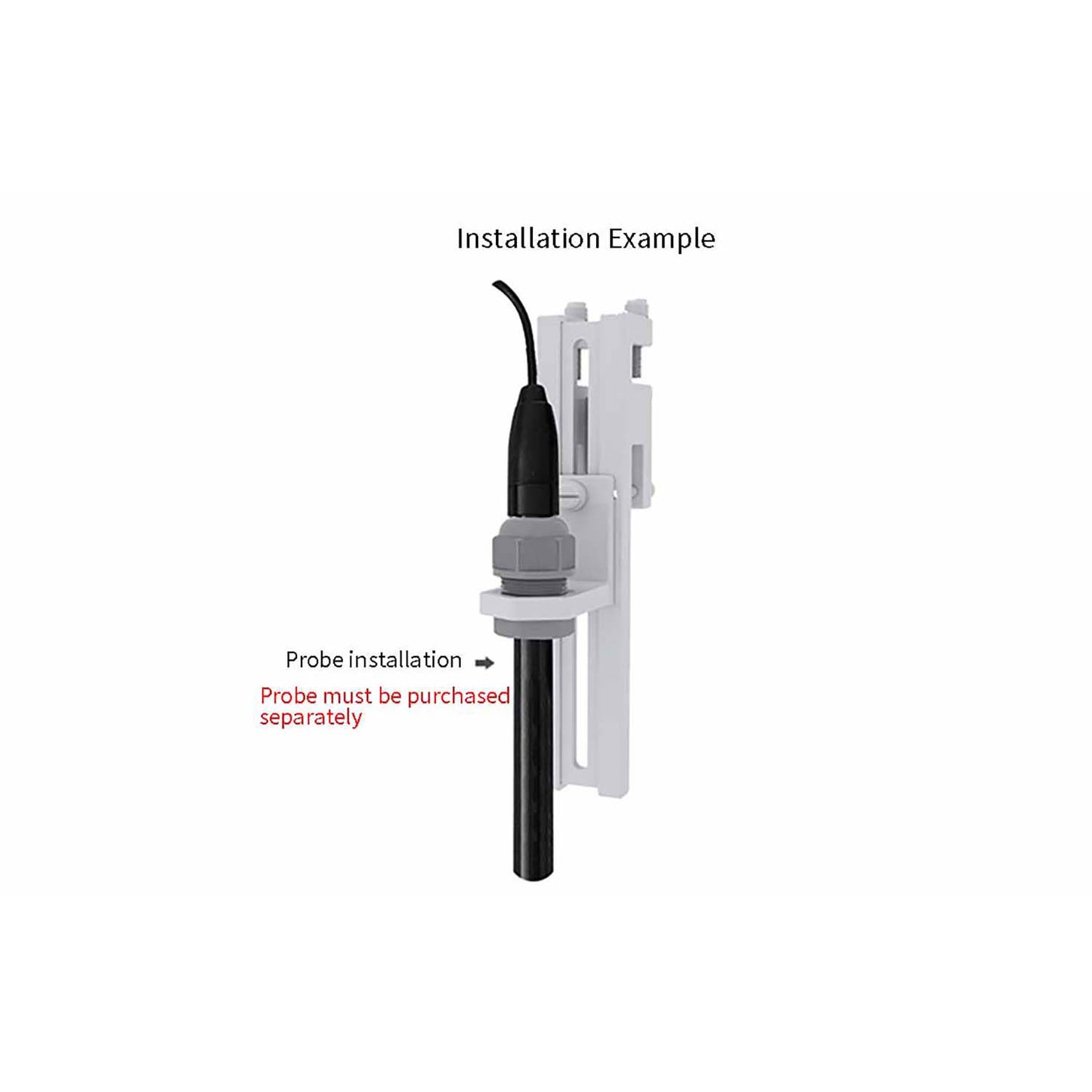 Seatorch Aquarium DS-100 Series Probe Bracket ,Corrosion-Resistant Design, Prevents Probe Damage, Easy to Mount on Tank Edges