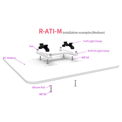 Seatotrch R-ATI Aquarium Light Claw,Full Compatibility with ATI Lighting,For Stable Installation & Flexible Adjustment