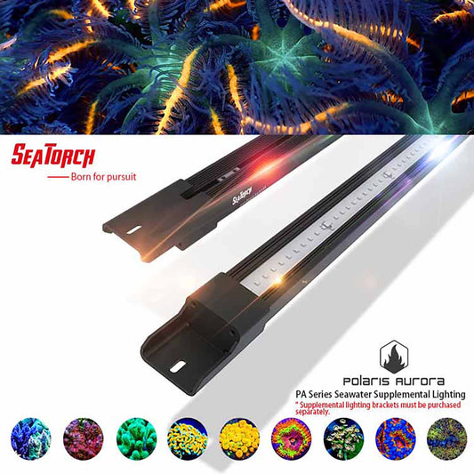 Seatotrch Aquarium PA Series Seawater Fill Light - Long-Lasting LED Bulbs, Easy Installation, Enhances Color Vibrancy of Marine Organisms