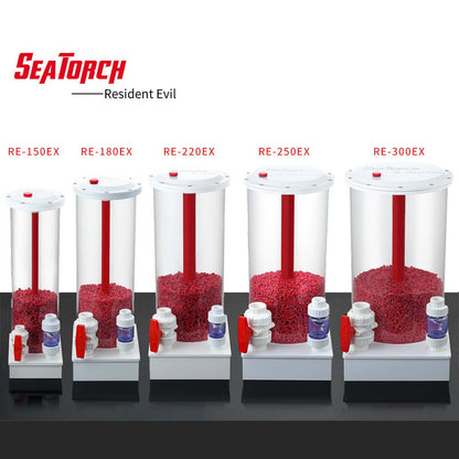 Seatotrch Aquarium RE Series External Bioreactors Series/Parallel Connection Supported, Suitable for All Sizes of Fish Tanks, Effective Bacteria Cultivation