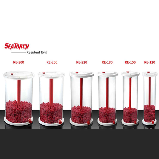 Seatorch Aquarium RE Series Built-in Bioreactor - Supports Series & Parallel Connection, Fits Various Fish Tank Sizes, Effective Bacteria Cultivationd effectively cultivates bacteria