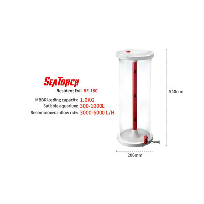 Seatorch Aquarium RE Series Built-in Bioreactor - Supports Series & Parallel Connection, Fits Various Fish Tank Sizes, Effective Bacteria Cultivationd effectively cultivates bacteria
