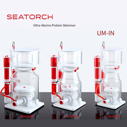 Seatorch Ultra-Marine Smart Protein Skimmer UM Series - Inverter Needle Pump, Quiet Operation, Physical Anti-Surge, Ideal for Marine Tanks