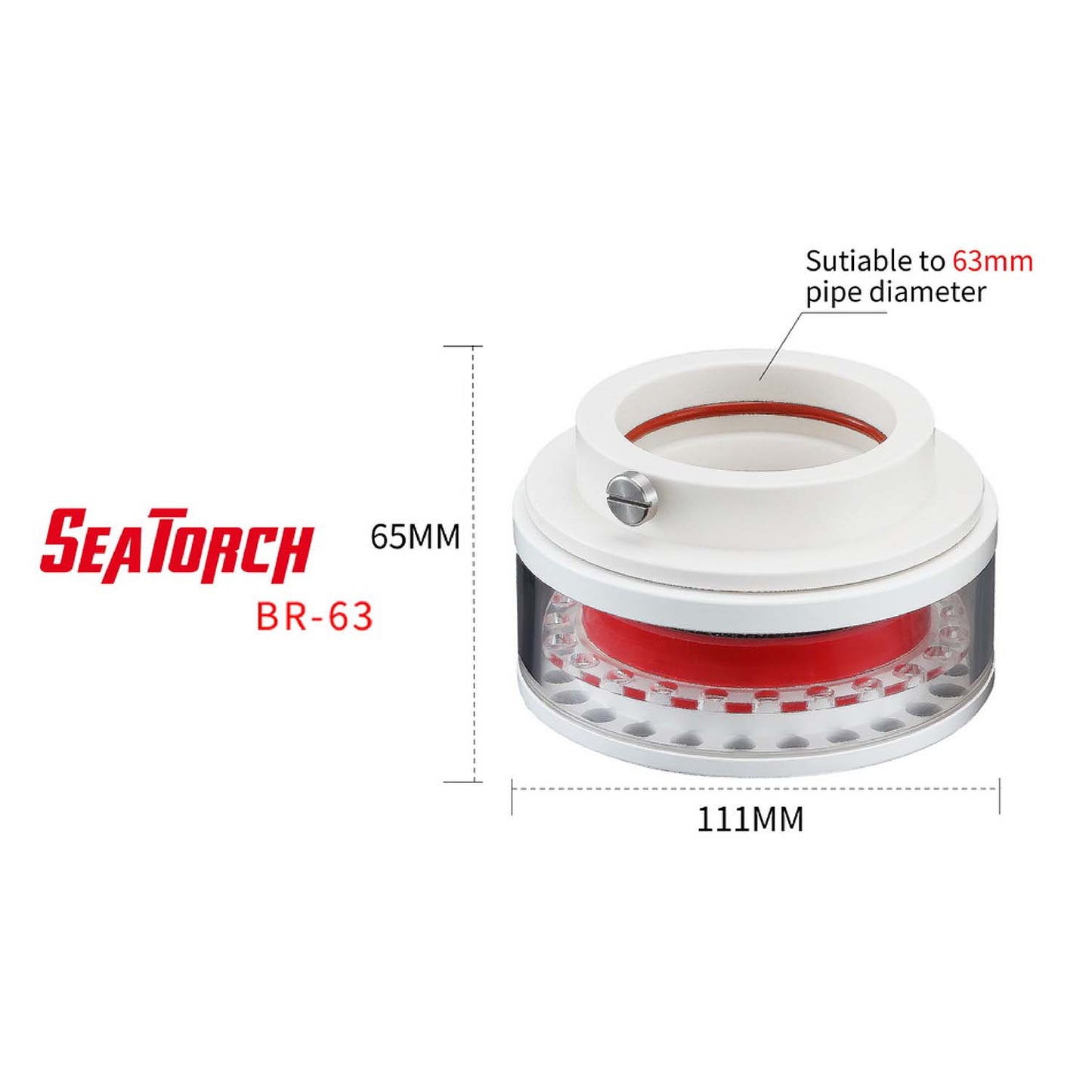 Seatotrch Aquarium BR Series Bubble Removing , Freshwater & Saltwater Compatible, Efficiently Eliminates Surface Foam, Maintains Water Cleanliness