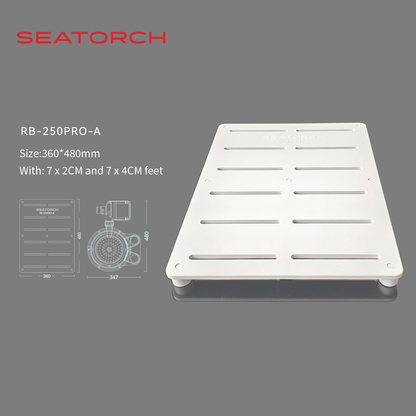 Seatorch RB Series Aquarium Protein Skimmer Liftable Bracket - Corrosion-Resistant Material, 2CM/4CM Foot Pad Optional, Securely Holds Protein Skimmers for Stable Operation