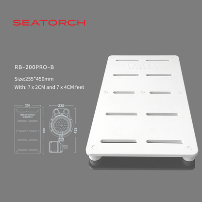 Seatorch RB Series Aquarium Protein Skimmer Liftable Bracket - Corrosion-Resistant Material, 2CM/4CM Foot Pad Optional, Securely Holds Protein Skimmers for Stable Operation