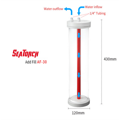 Seatorch Aquarium Tank AF Series Calcium Reactor Second Barrel Increase The PHLevel To Reduce The Impact AF-10 AF-30 AF-60