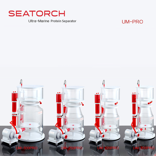 Seatorch Ultra-Marine Smart Protein Skimmer UM Series - Inverter Needle Pump, Quiet Operation, Physical Anti-Surge, Ideal for Marine Tanks